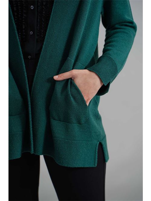 Cardigan in lana merino Grandi Francesco | 250217VERDE BOSCO